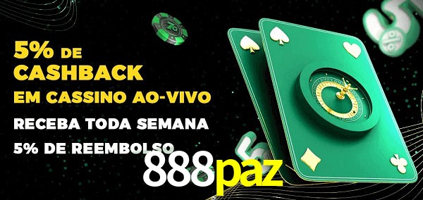 Promoções do cassino ao Vivo 888paz